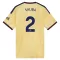 Camiseta Arsenal William Saliba 2 Tercera Equipación 2026/2027