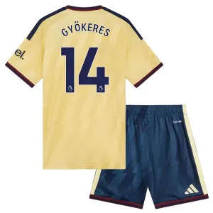 Conjunto Arsenal Viktor Gyökeres 14 Tercera Equipación 2026/2027 Niño