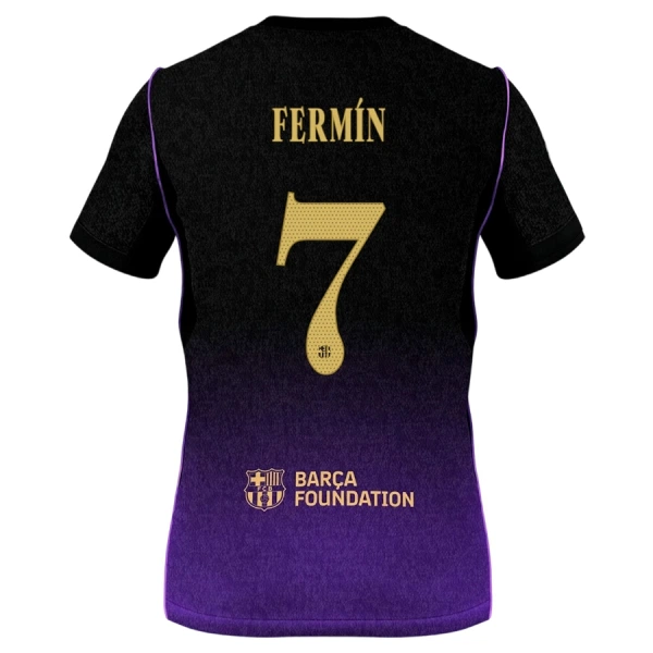 Camiseta FC Barcelona Fermín López 7 Visitante 2026/2027 Camiseta FC Barcelona Fermín López 7 Visitante 2026/2027