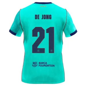 Camiseta FC Barcelona Frenkie de Jong 21 Tercera Equipación 2026/2027