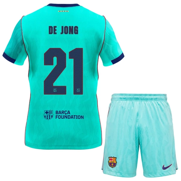 Conjunto FC Barcelona Frenkie de Jong 21 Tercera Equipación 2026/2027 Niño