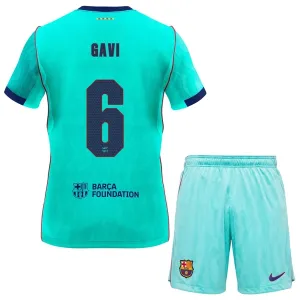 Conjunto FC Barcelona Gavi 6 Tercera Equipación 2026/2027 Niño