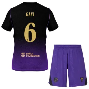 Conjunto FC Barcelona Gavi 6 Visitante 2026/2027 Niño