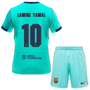 Conjunto FC Barcelona Lamine Yamal 10 Tercera Equipación 2026/2027 Niño