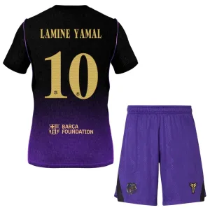 Conjunto FC Barcelona Lamine Yamal 10 Visitante 2026/2027 Niño