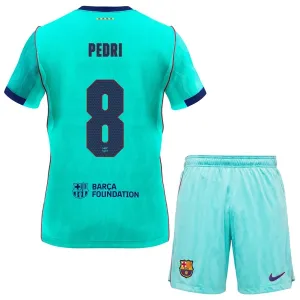 Conjunto FC Barcelona Pedri 8 Tercera Equipación 2026/2027 Niño