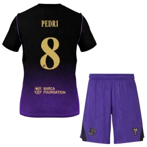Conjunto FC Barcelona Pedri 8 Visitante 2026/2027 Niño