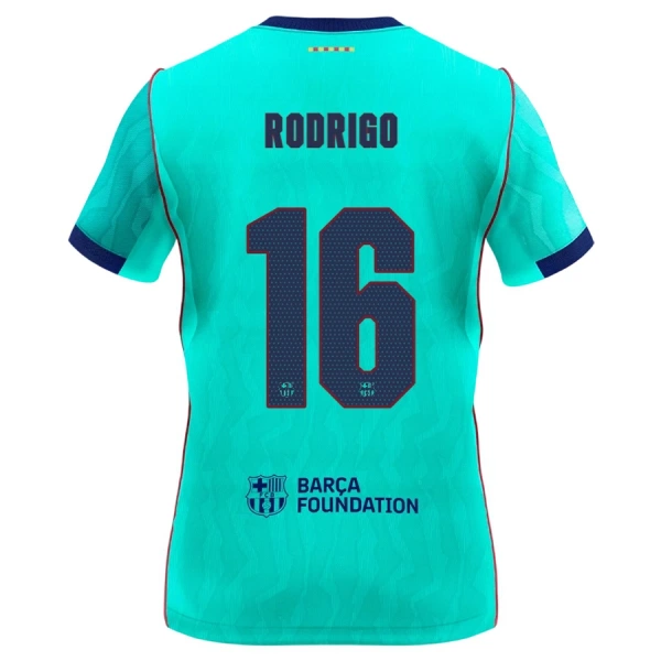 Conjunto FC Barcelona Rodrigo 16 Tercera Equipación 2026/2027 Niño