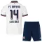 Conjunto FC Bayern Múnich Luis Díaz 14 Visitante 2026/2027 Niño