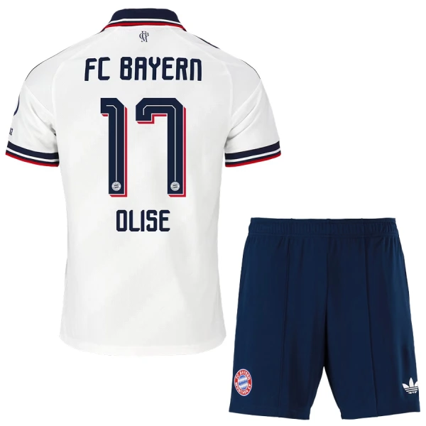 Conjunto FC Bayern Múnich Michael Olise 17 Visitante 2026/2027 Niño Conjunto FC Bayern Múnich Michael Olise 17 Visitante 2026/2027 Niño