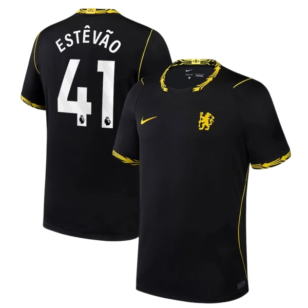 Camiseta Chelsea Estêvão 41 Visitante 2026/2027