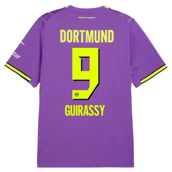 Camiseta Borussia Dortmund Guirassy 9 Tercera Equipación 2026/2027 Camiseta Borussia Dortmund Guirassy 9 Tercera Equipación 2026/2027