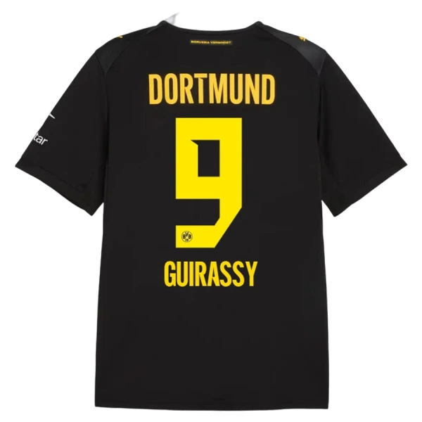 Camiseta Borussia Dortmund Guirassy 9 Visitante 2026/2027 Camiseta Borussia Dortmund Guirassy 9 Visitante 2026/2027