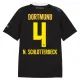 Camiseta Borussia Dortmund Nico Schlotterbeck 4 Visitante 2026/2027 Camiseta Borussia Dortmund Nico Schlotterbeck 4 Visitante 2026/2027