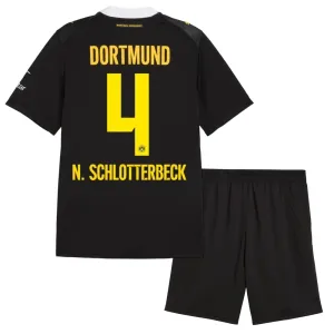 Conjunto Borussia Dortmund Nico Schlotterbeck 4 Visitante 2026/2027 Niño
