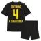 Conjunto Borussia Dortmund Nico Schlotterbeck 4 Visitante 2026/2027 Niño