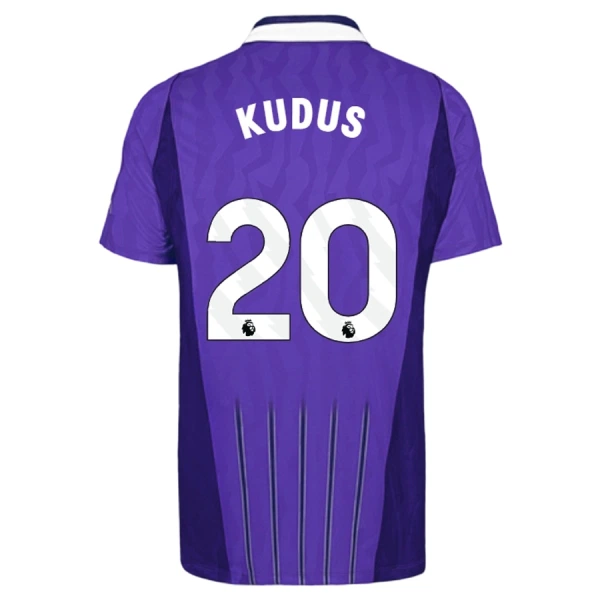 Camiseta Tottenham Hotspur Kudus 20 Tercera Equipación 2026/2027 Camiseta Tottenham Hotspur Kudus 20 Tercera Equipación 2026/2027