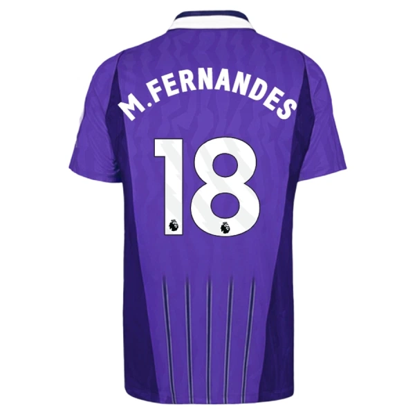 Camiseta Tottenham Hotspur M. Fernandes 18 Tercera Equipación 2026/2027 Camiseta Tottenham Hotspur M. Fernandes 18 Tercera Equipación 2026/2027