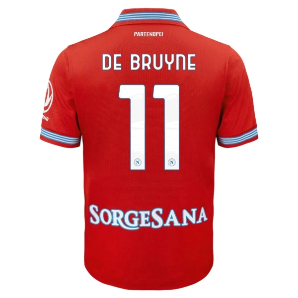 Camiseta SSC Napoli Kevin De Bruyne 11 Tercera Equipación 2026/2027 Camiseta SSC Napoli Kevin De Bruyne 11 Tercera Equipación 2026/2027
