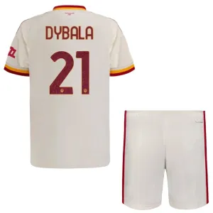 Conjunto AS Roma Paulo Dybala 21 Visitante 2026/2027 Niño