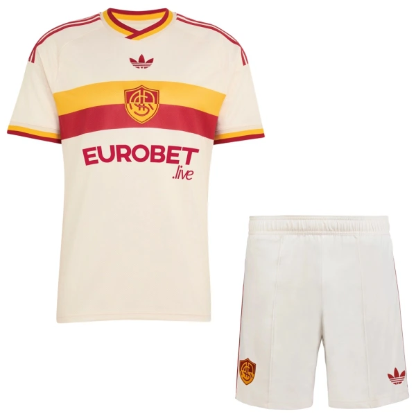 Conjunto AS Roma Visitante 2026/2027 Niño Conjunto AS Roma Visitante 2026/2027 Niño
