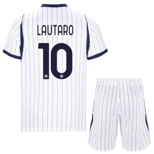 Conjunto Inter de Milán Lautaro Martínez 10 Visitante 2026/2027 Niño