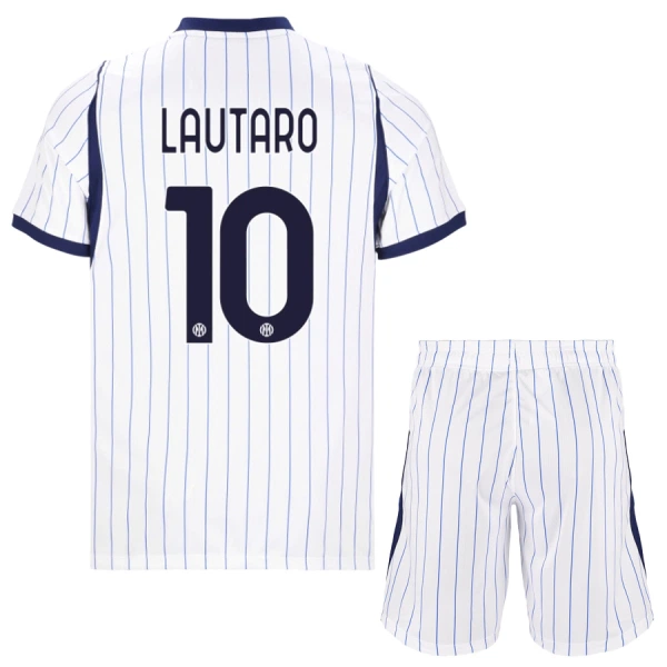 Conjunto Inter de Milán Lautaro Martínez 10 Visitante 2026/2027 Niño Conjunto Inter de Milán Lautaro Martínez 10 Visitante 2026/2027 Niño