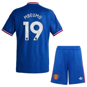 Conjunto Manchester United Bryan Mbeumo 19 Visitante 2026/2027 Niño