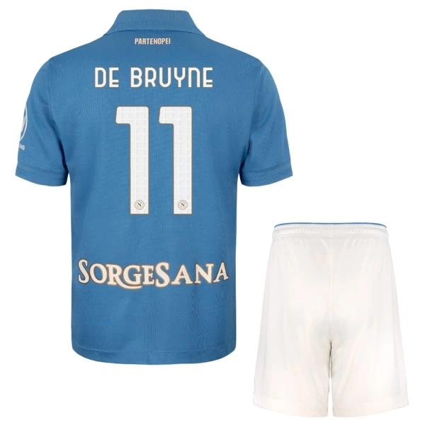 Conjunto SSC Napoli Kevin De Bruyne 11 Local 2026/2027 Niño