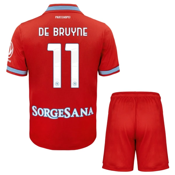 Conjunto SSC Napoli Kevin De Bruyne 11 Tercera Equipación 2026/2027 Niño Conjunto SSC Napoli Kevin De Bruyne 11 Tercera Equipación 2026/2027 Niño