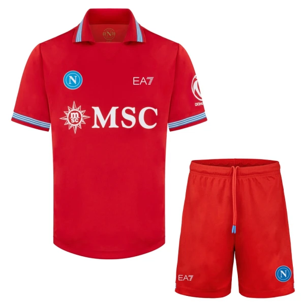 Conjunto SSC Napoli Kevin De Bruyne 11 Tercera Equipación 2026/2027 Niño