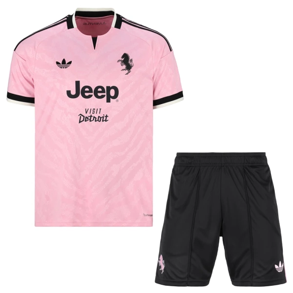 Conjunto Juventus Kenan Yıldız 10 Visitante 2026/2027 Niño