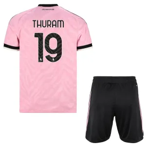 Conjunto Juventus Thuram 19 Visitante 2026/2027 Niño
