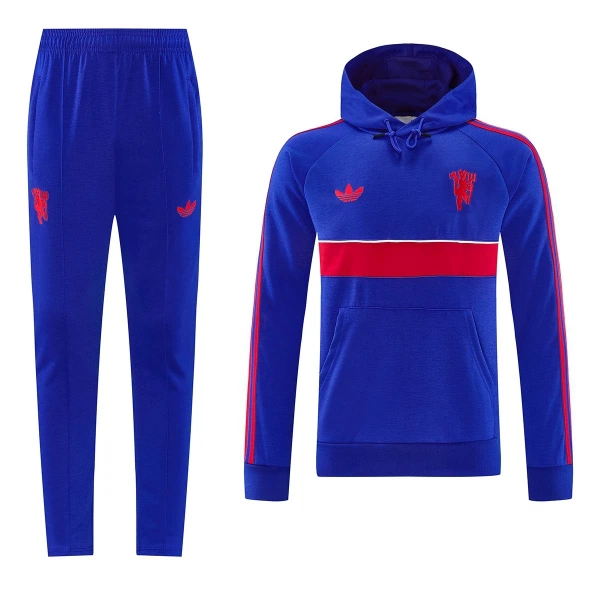 Chándal con Capucha Manchester United 2026/2027 Azul Chándal con Capucha Manchester United 2026/2027 Azul