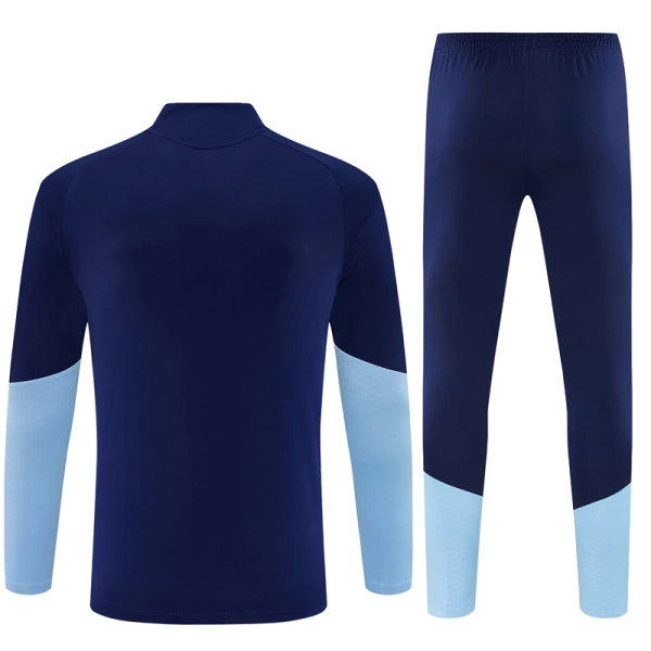 Conjunto de Sudadera 1/4 Zip Ajax 2026/2027 Azul