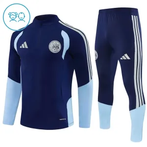 Conjunto de Sudadera 1/4 Zip Ajax 2026/2027 Niño Azul