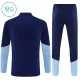 Conjunto de Sudadera 1/4 Zip Ajax 2026/2027 Niño Azul