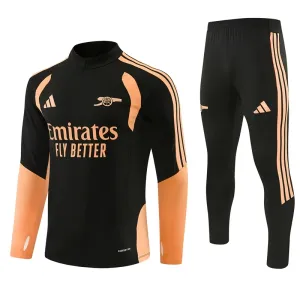 Conjunto de Sudadera 1/4 Zip Arsenal 2026/2027 Negro Conjunto de Sudadera 1/4 Zip Arsenal 2026/2027 Negro
