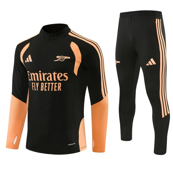 Conjunto de Sudadera 1/4 Zip Arsenal 2026/2027 Negro