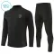 Conjunto de Sudadera 1/4 Zip Arsenal 2026/2027 Niño Negro
