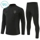 Conjunto de Sudadera 1/4 Zip Arsenal 2026/2027 Niño Negro Conjunto de Sudadera 1/4 Zip Arsenal 2026/2027 Niño Negro