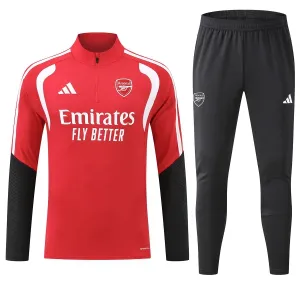 Conjunto de Sudadera 1/4 Zip Arsenal 2026/2027 Rojo