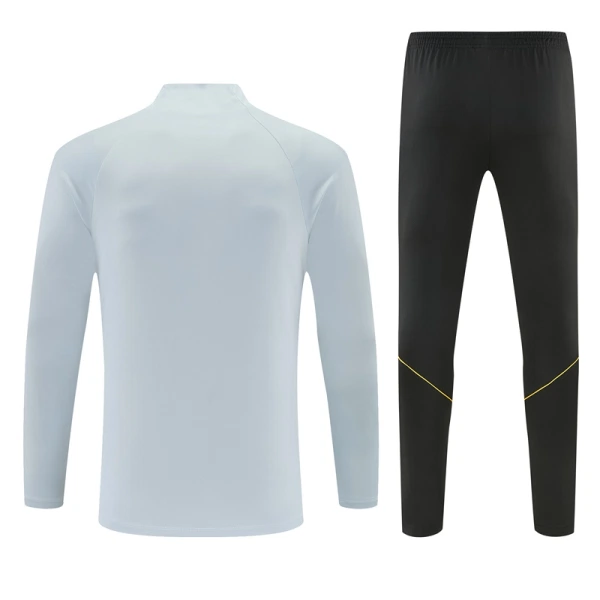 Conjunto de Sudadera 1/4 Zip Barcelona 2026/2027 Blanco
