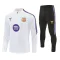 Conjunto de Sudadera 1/4 Zip Barcelona 2026/2027 Blanco