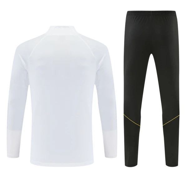 Conjunto de Sudadera 1/4 Zip Barcelona 2026/2027 Blanco