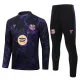 Conjunto de Sudadera 1/4 Zip Barcelona 2026/2027 Negro