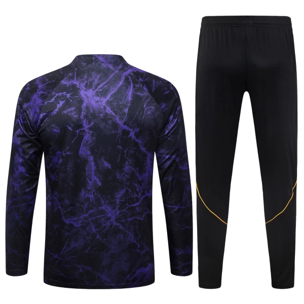 Conjunto de Sudadera 1/4 Zip Barcelona 2026/2027 Negro