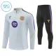 Conjunto de Sudadera 1/4 Zip Barcelona 2026/2027 Niño Blanco Conjunto de Sudadera 1/4 Zip Barcelona 2026/2027 Niño Blanco