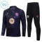 Conjunto de Sudadera 1/4 Zip Barcelona 2026/2027 Niño Negro