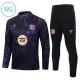 Conjunto de Sudadera 1/4 Zip Barcelona 2026/2027 Niño Negro Conjunto de Sudadera 1/4 Zip Barcelona 2026/2027 Niño Negro